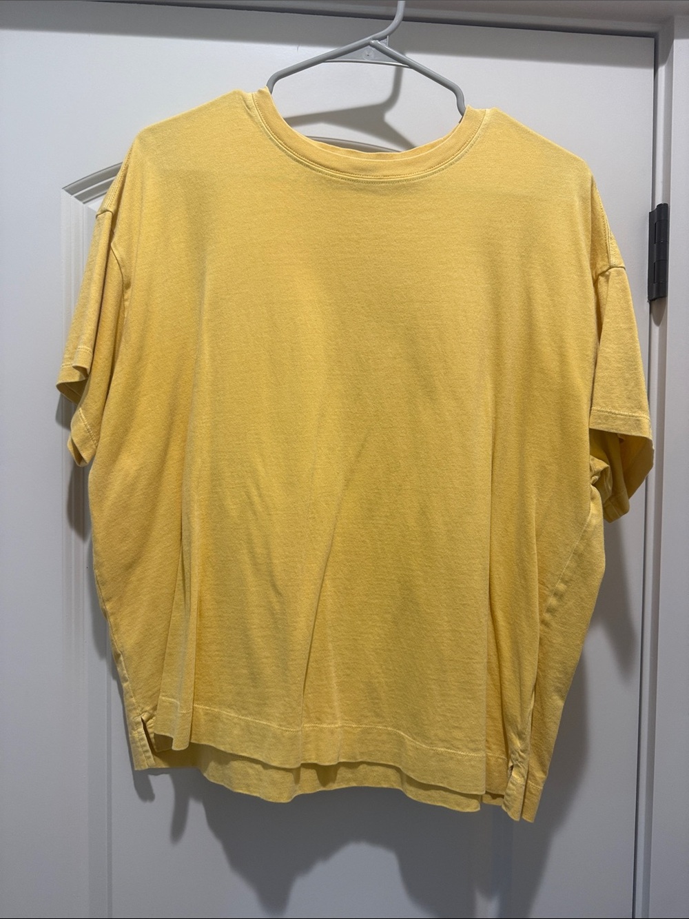 Old Navy Lemon Yellow Crew Neck Tee